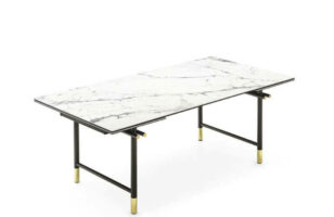 calligaris monogram ceramic dining table