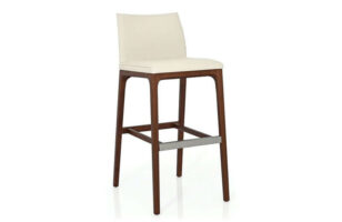 cattelan italia arcadia highstool with wood legs