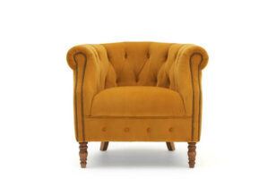 alexander and james jude yellow fabric chair