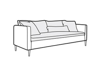 Lill 2 seater sofa