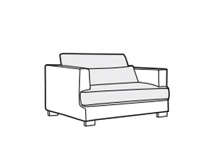 Brandon Corner Sofa Large armchair