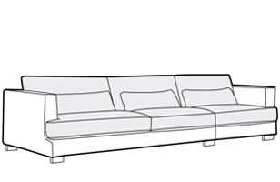 Brandon Corner Sofa Large