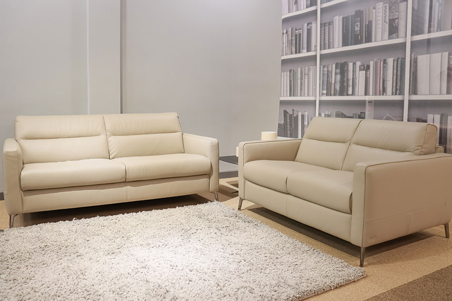 natuzzi c008 leather 3+2 sofa