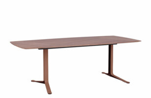 Fushion 220 Dining Table Walnut Lacquer