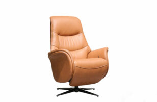 william recliner leather armchiar