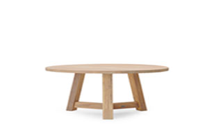 neptune arundel round natural oak dining table