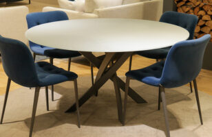 bontempi barone round table 4 chairs