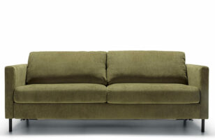 Felix 4 seater fabric sofa bed cut